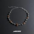 Tiger Eye Beaded Necklace For Cheap