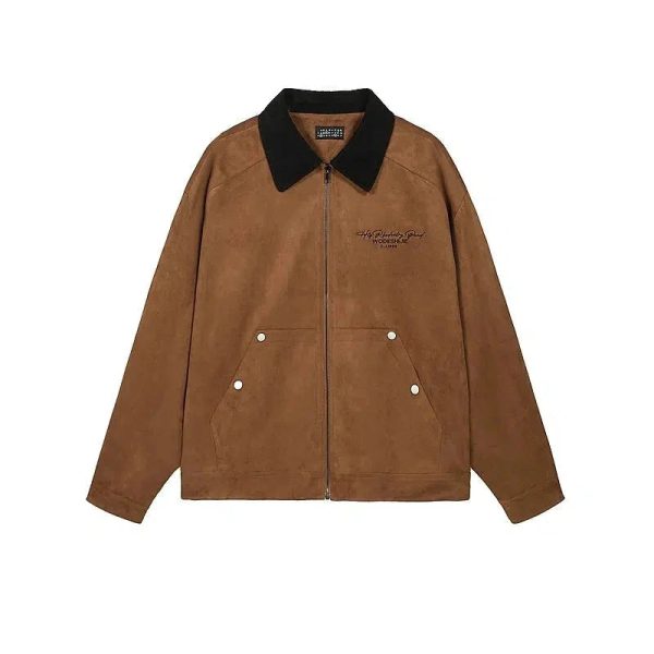 Casual Suede Jacket Hot on Sale