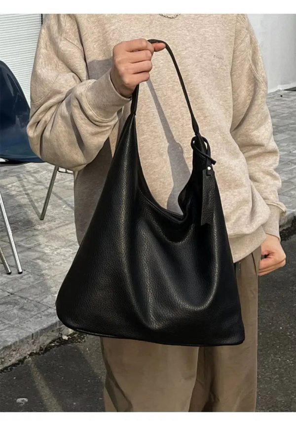 Black Casual Shoulder Bag For Cheap