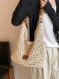 Bead Strap Crochet Shoulder Bag For Discount