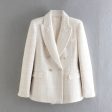 Tailored Double-Breasted Blazer For Sale