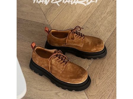 Stylish Suede Lace-Up Casual Shoes Cheap