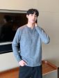 Versatile V-Neck Knit Sweater For Cheap