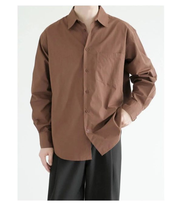 Casual Long Sleeve Button-Down Shirt Supply