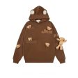 Teddy Bear Embellished Hoodie For Sale