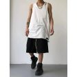 Casual Distressed Longline Vest For Sale