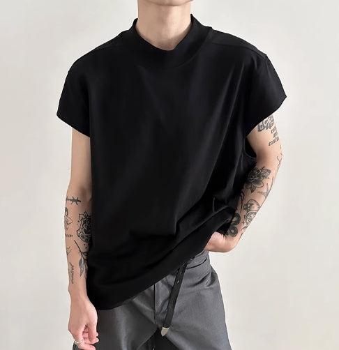 Casual Knit Short Sleeves T-shirt on Sale