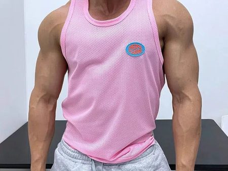 Breathable Candy-colored Athletic Vest For Cheap