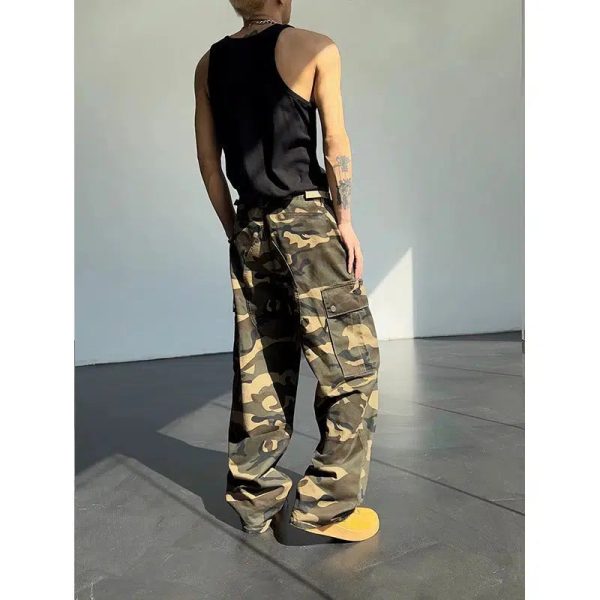 Camo Cargo Casual Pants Online now