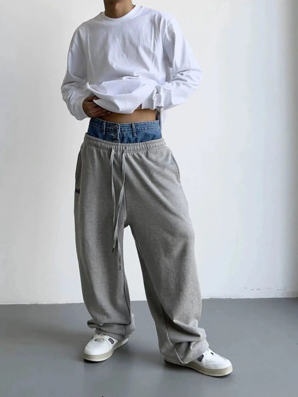 Two-piece Jeans Waist Sweatpants Online