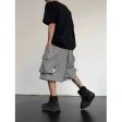 Wide Leg Pocket Cargo Shorts Fashion