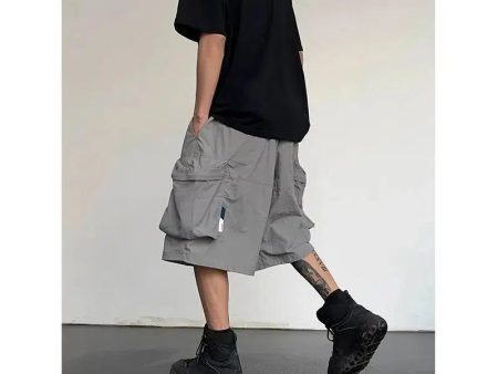 Wide Leg Pocket Cargo Shorts Fashion