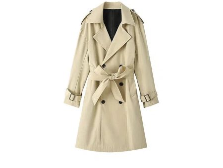 Adjustable Belt Trench Coat For Sale