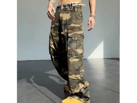 Camo Cargo Casual Pants Online now