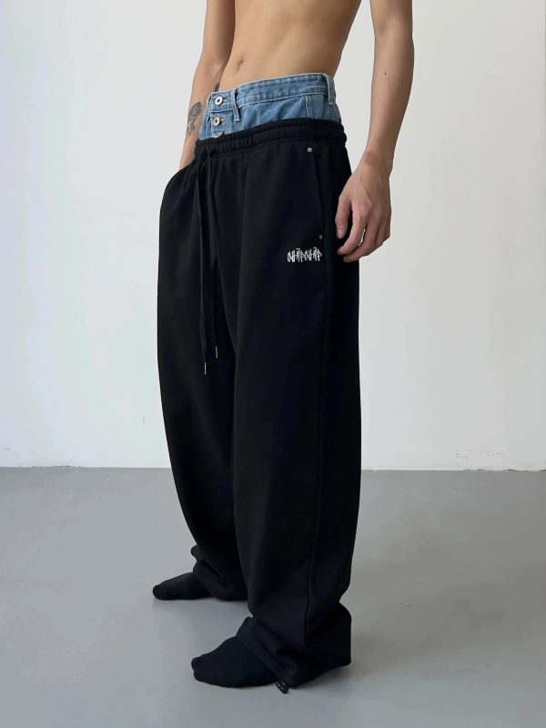 Two-piece Jeans Waist Sweatpants Online