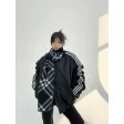 Striped Sleeves Casual Oversized Jacket Discount